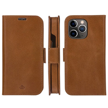 dbramante1928 Lynge 2in1 Case Brown - iPhone 13 Pro Leather Case